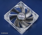 Obrzok produktu ventiltor Akasa - 12 cm - Smokey - tich