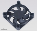 Obrzok produktu ventiltor Akasa - 50x10 mm  - ern