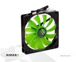 Obrzok produktu AIMAXX eNVicooler 14 Led GreenWing, ventiltor do PC skrinky