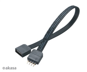 Obrzok AKASA - prodluovac kabel pro LED psky - AK-CBLD01-20BK
