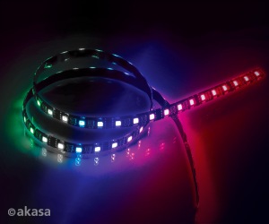 Obrzok AKASA - magnetick RGBW LED pska - Vegas MBW - AK-LD06-50RB