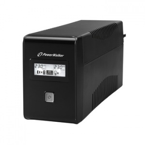 Obrzok Power Walker UPS Line-Interactive 850VA 2x 230V EU - VI_850_LCD_FR