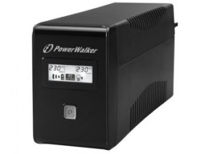 Obrzok Power Walker UPS 650VA - VI650LCD-SCHUKO