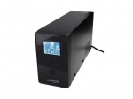Obrzok produktu UPS Energenie-Gembird Line-Interactive, 850VA, 2xIEC, 1xSchuko 230V OUT, USB, LCD