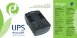 Obrzok produktu UPS Gembird Energenie Floor 650VA,  AVR,  LED,  4x French Socket,  230V OUT