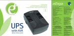 Obrzok produktu UPS Gembird Energenie Floor 850VA,  AVR,  LED,  4x French Socket,  230V OUT