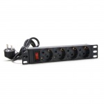 Obrzok produktu Start.Lan power bar 1U for 10   rack cabinets - 4xGerman sockets 16A