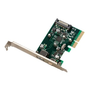 Obrzok i-tec PCI-e USB 3.1 10Gbps Card 1x Type C 1x Type A port - PCE2U31AC