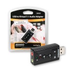 Obrzok produktu Axago ADA-20,  7.1 virtual audio adaptr,  USB