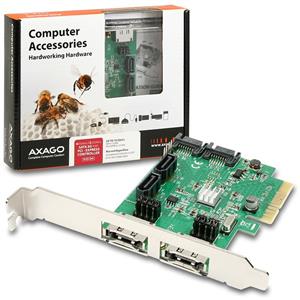 Obrzok AXAGO PCIe 2-Lane adi 4x int.  - PCES-SH4