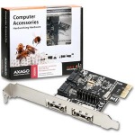 Obrzok produktu AXAGO PCES-SA4, 2x int. SATA 3, 2x ext. SATA 3