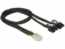 Obrzok Delock PCI Express napjec kabel 6 pin samice > 2 x 8 pin samec 30 cm - 