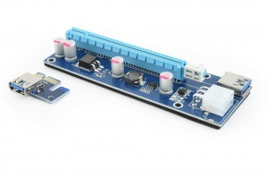 Obrzok Gembird PCI Express Riser Card (6-pin power connector) - RC-PCIEX-03