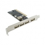 Obrázok produktu 4World 5-portový řadič (4+1) USB 2.0 na karte PCI