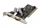 Obrzok produktu DIGITUS Add-On Card RS232 PCI,  2xDB9,  Chip: MCS9865