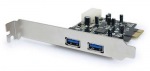 Obrzok produktu Unitek Y-7301 radi PCI-E,  2x USB 3.0 (NEC)