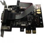 Obrzok produktu Unitek Y-7502 radi PCI-E,  1x RS-232