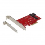 Obrzok produktu i-tec PCI-E 2x M.2 Card (PCI-E / SATA) + Low Profile zslepka