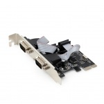 Obrzok produktu Gembird PCI Express card > 2x serial (low profile)