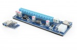 Obrzok produktu Gembird PCI Express Riser Card (6-pin power connector)