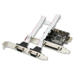 Obrzok produktu AXAGO PCEA-PS PCI-Express adaptr 1x par. + 2x sr. + LP