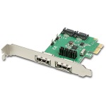 Obrázok produktu AXAGO PCES-SA4 PCIe radič 2x int. / ext. SATA III 6G ASMedia
