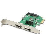 Obrzok produktu AXAGO PCES-SA4 PCIe radi 2x int. / ext. SATA III 6G ASMedia