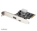 Obrzok produktu AKASA PCIex USB 3.1 karta