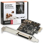 Obrzok produktu AXAGO PCEA-P1, 1x paralel port + LP, PCI-Express