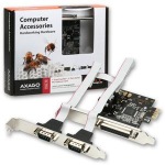 Obrzok produktu AXAGO PCEA-PS, 1x paralel + 2x sr.+ LP, PCI-Express 