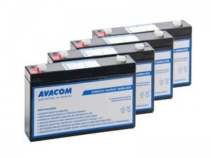 Obrzok Bateriov kit AVACOM AVA-RBC34-KIT nhrada pro renovaci RBC34 (4ks bateri) - AVA-RBC34-KIT