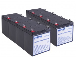 Obrzok Bateriov kit AVACOM AVA-RBC43-KIT nhrada pro renovaci RBC43 (8ks bateri) - AVA-RBC43-KIT