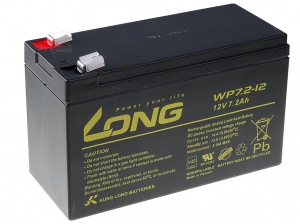 Obrzok Long 12V 7, 2Ah olovn akumultor F2 - PBLO-12V007,2-F2A