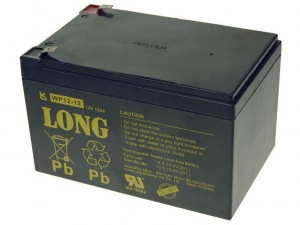 Obrzok Long 12V 12Ah olovn akumultor F2 - PBLO-12V012-F2A