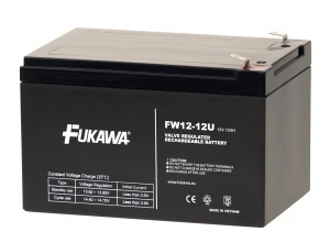 Obrzok Akumultor FUKAWA FW 12-12U (12V 12Ah) - 12157