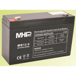Obrzok produktu Pb akumultor MHPower VRLA AGM 6V / 12Ah (MS12-6)