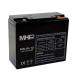 Obrzok produktu Pb akumultor MHPower VRLA AGM 12V / 18Ah (MS18-12)