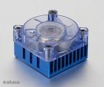 Obrzok produktu AKASA chladi chipsetu - hlinkov - modr LED