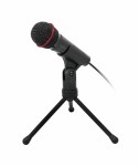 Obrzok produktu Stoln mikrofon C-TECH MIC-01,  3, 5" stereo jack,  2.5m