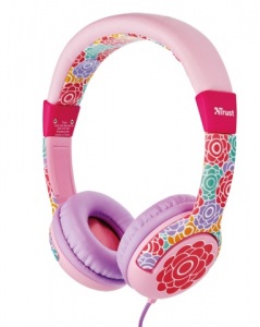 Obrzok nhlavn sada TRUST Spila Kids Headphone - flower - 20954