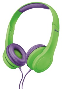 Obrzok nhlavn sada TRUST Bino Kids Headphone - green - 22490