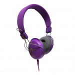 Obrzok produktu ART Multimedia Headphones STEREO with microphone AP-60MC purple