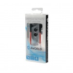 Obrzok produktu 4World Sluchtka MP3 Flat 3.5mm 1.2m Red / Black