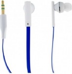 Obrzok produktu 4World Sluchtka MP3 Flat 3.5mm 1.2m Blue / White
