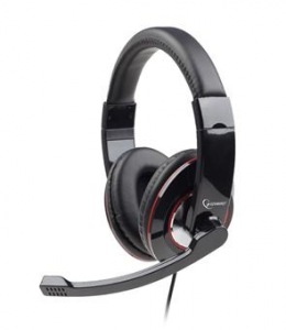 Obrzok Gembird Sluchtka s mik MHS-001 Gaming black - MHS-001