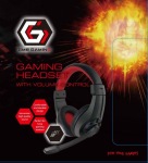 Obrzok produktu Gembird Gaming slchadl s mikrofnom a regulciou hlasitosti