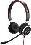 Obrzok produktu Jabra Evolve 40 MS Duo, drtov stereo slchadla s mikrofnom, MS Lync, ierne