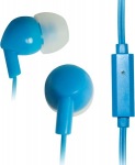 Obrzok produktu Vakoss SK-211EB, drtov stereo handsfree slchadl do u, mikrofn, siliknov, modr