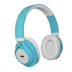 Obrzok produktu ART Bluetooth Headphones with microphone AP-B04 white / cyan