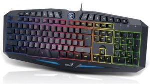 Obrzok Genius Scorpion K9. Hrska klvesnica. SK. ierna - GENK9USB